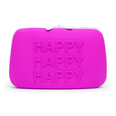 Happy Rabbit Large Silicone Zip Storage Case – Durable Toy Bag Default Title Adult Toy Storage